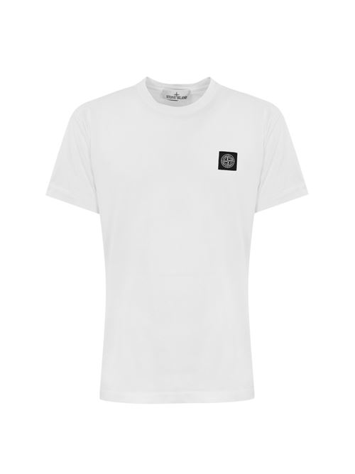 T-shirt 2100039 in cotone White STONE ISLAND | 2100039S0013V0001